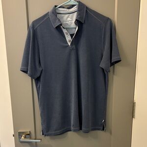 Tommy Bahama Men's Slate Blue Short-Sleeve Polo